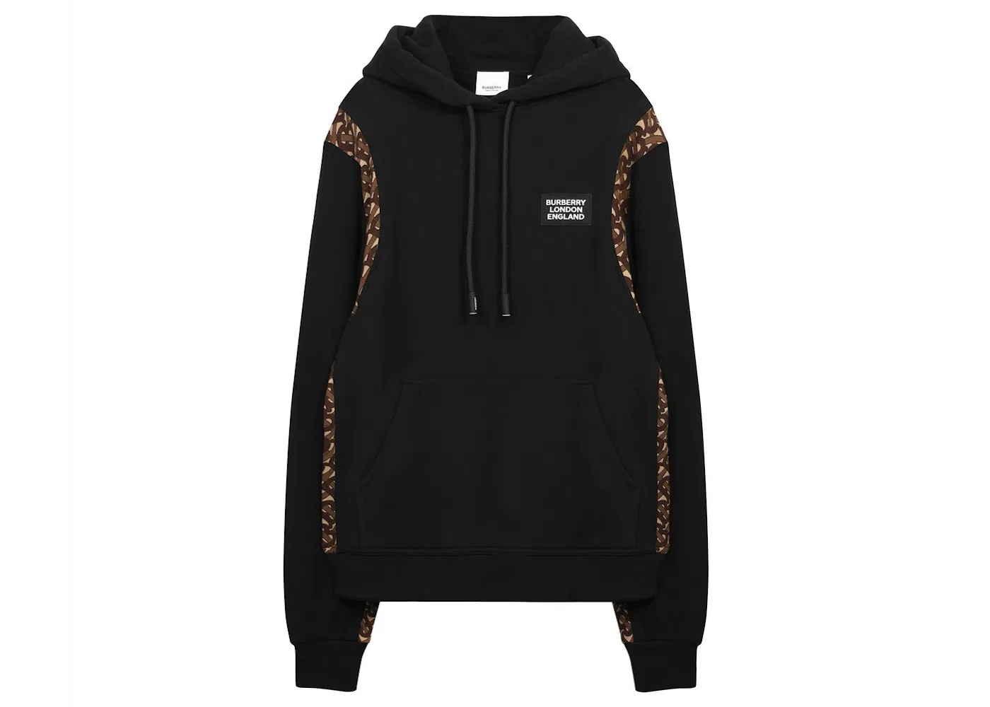 Женский свитшот хлопковый Burberry Checker Cotton Sweatshirt, Black