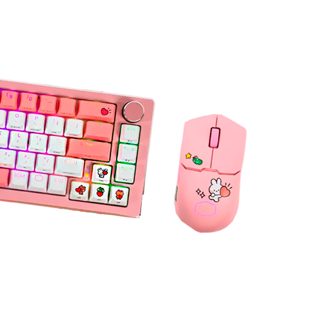 

Комплект периферии Cooler Master LINE FRIENDS minini Limited Edition (CK721 + MM712), розовый