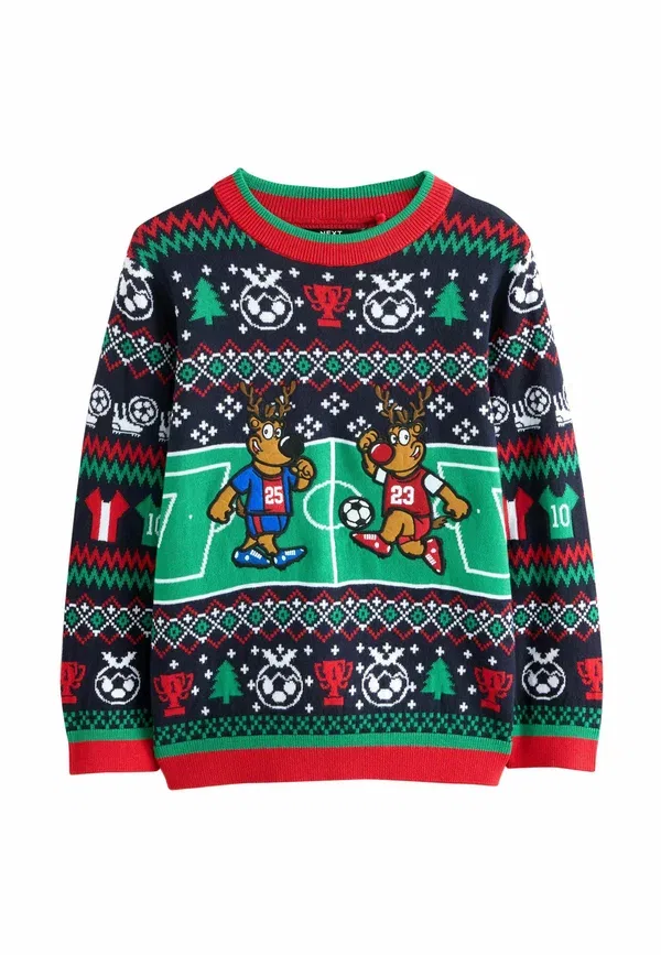 Свитер с вышивкой Christmas Next multi reindeer football
