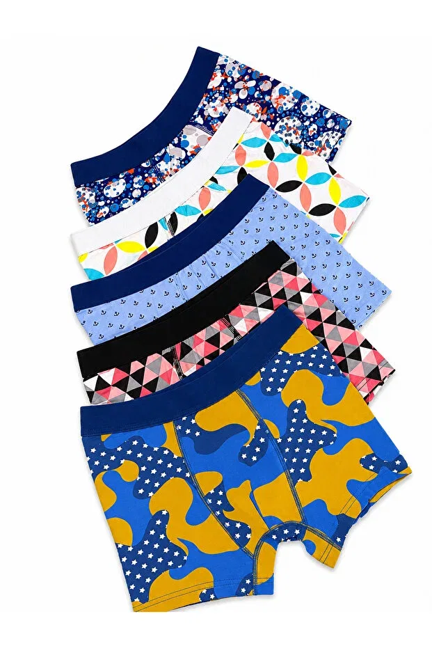 Детские боксеры для мальчиков с принтом 5-шт Özkan Underwear, Patterned 3