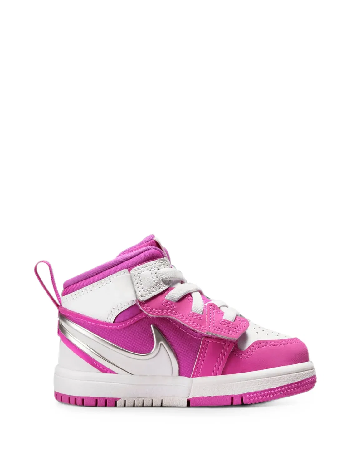 Кроссовки Jordan 1 Mid RM EasyOn Jordan Kids, розовый — фото 2