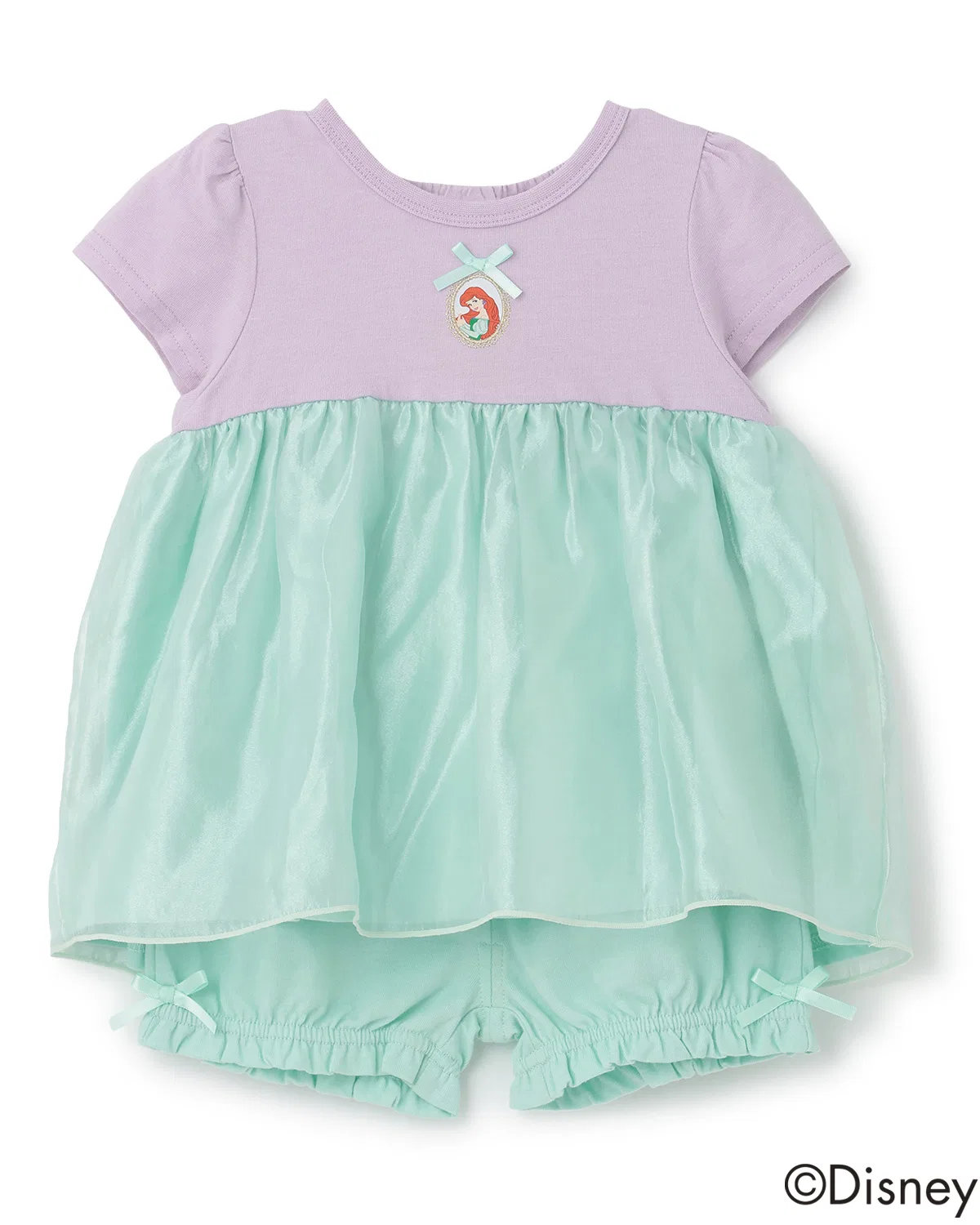 Детская пижама с коротким рукавом и принтом Disney Pajama petit main, Emerald