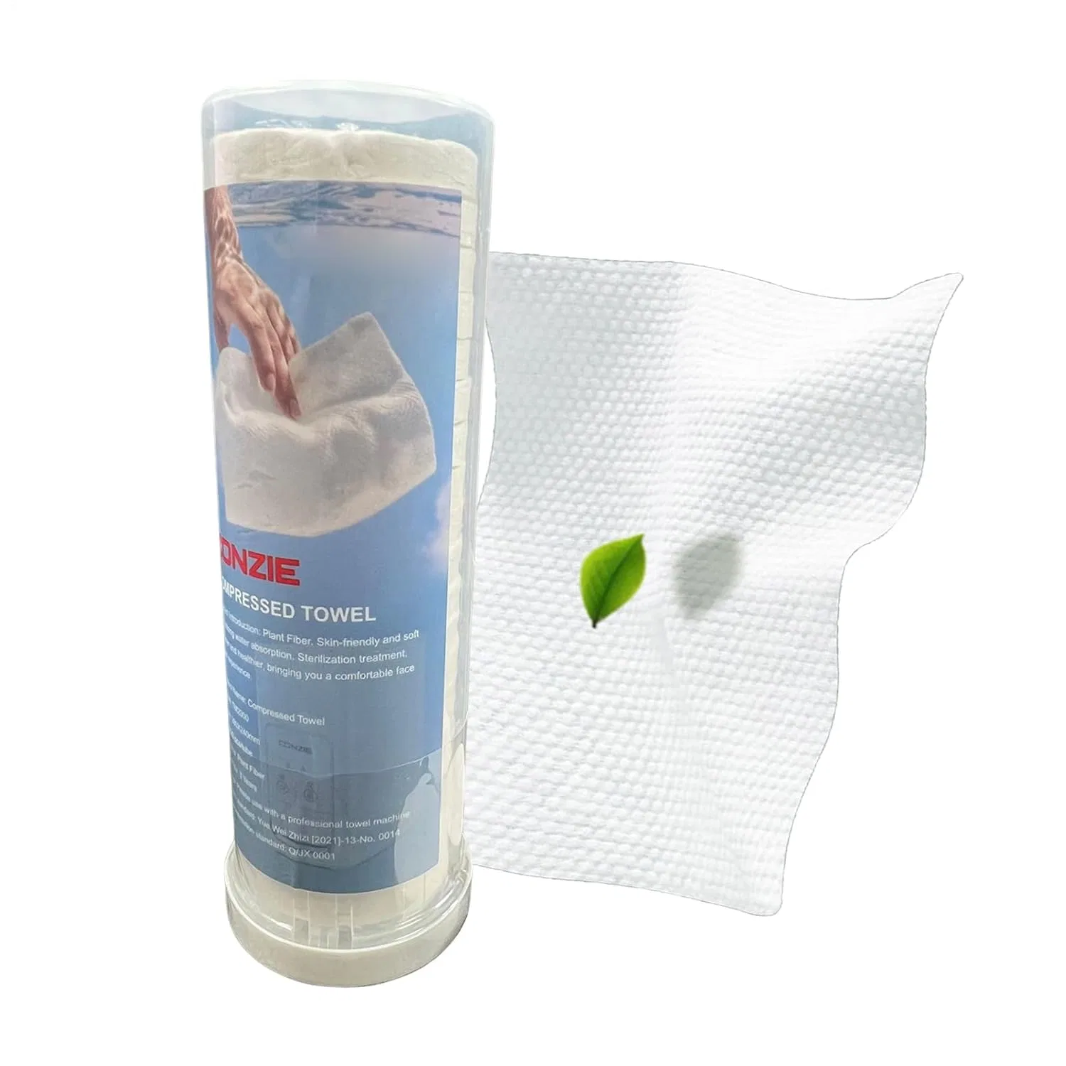 Сжатые салфетки для лица 20 шт, 11x9,45 дюймов, Cotton, мультиколор Generisch