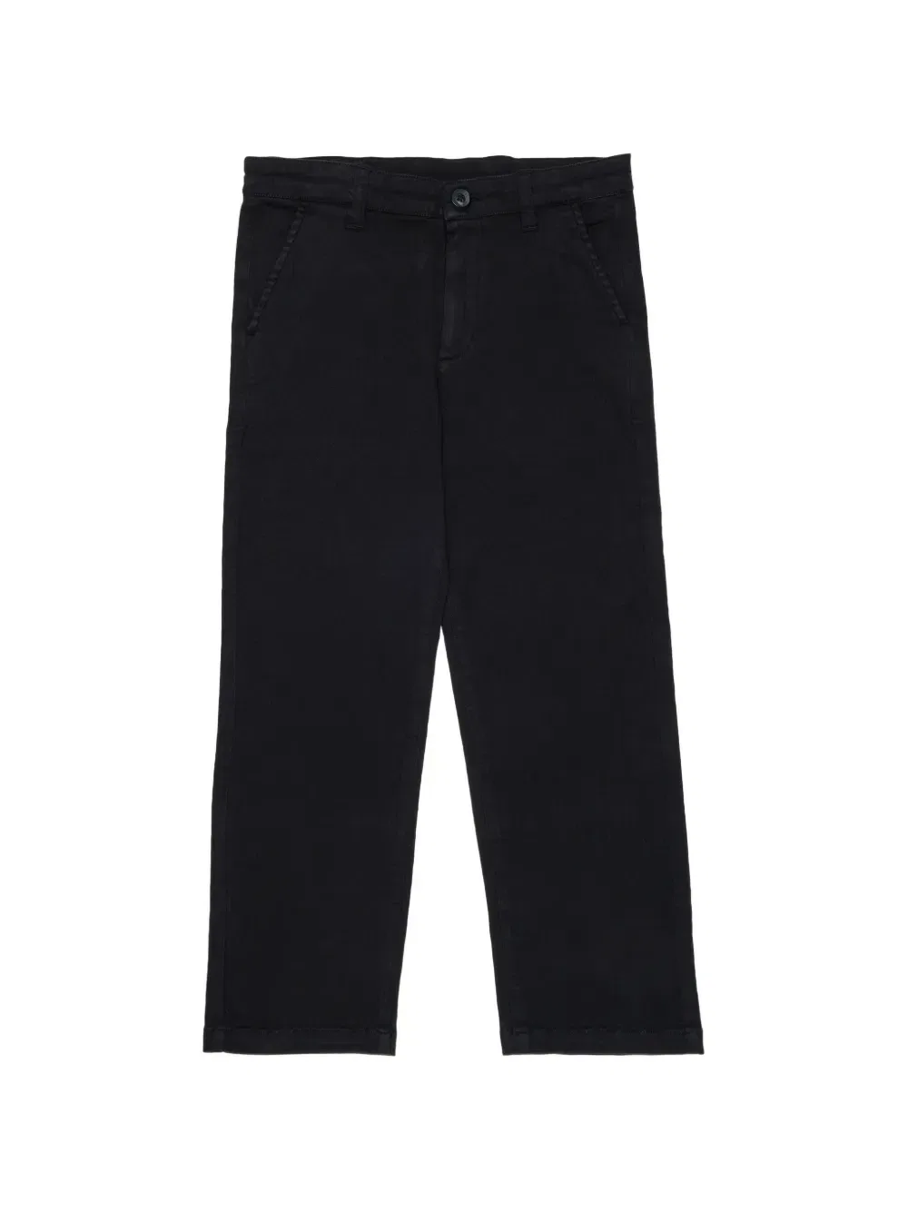 Брюки с вышитым логотипом Diesel Kids, черный