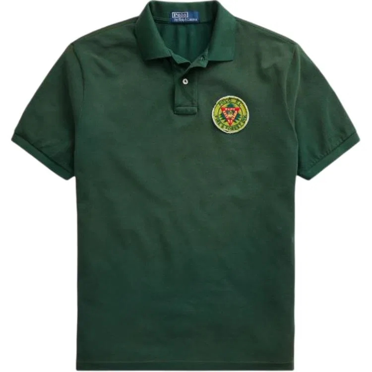 Мужское поло Polo Ralph Lauren Custom Slim Fit, Dark Green