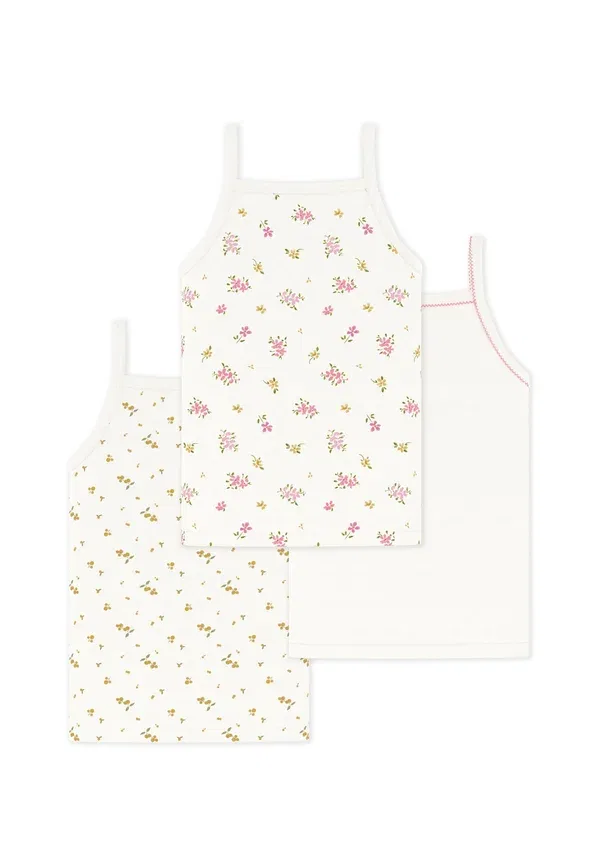 Комплект из 3 маек с цветочным принтом Petit Bateau, net — фото 2