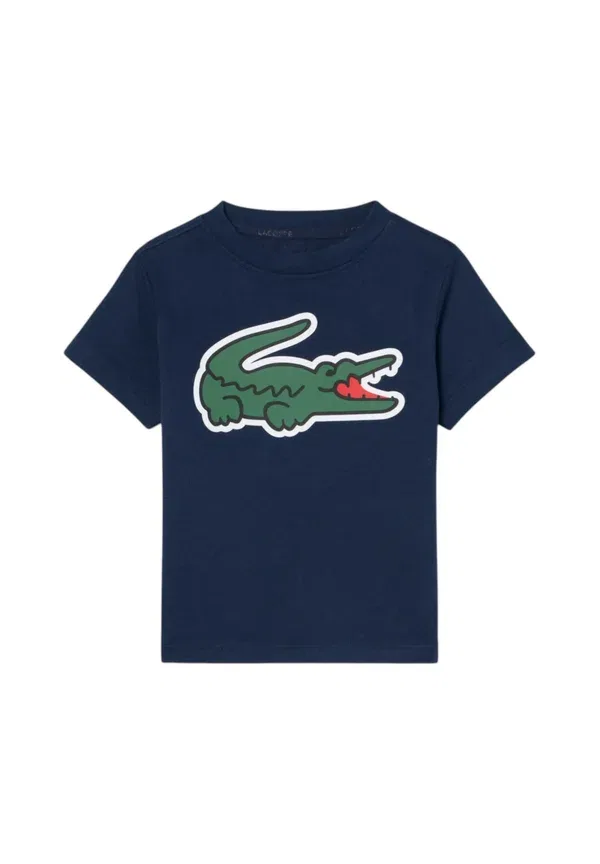 Футболка с ультрасухим принтом Lacoste, синий — фото 2