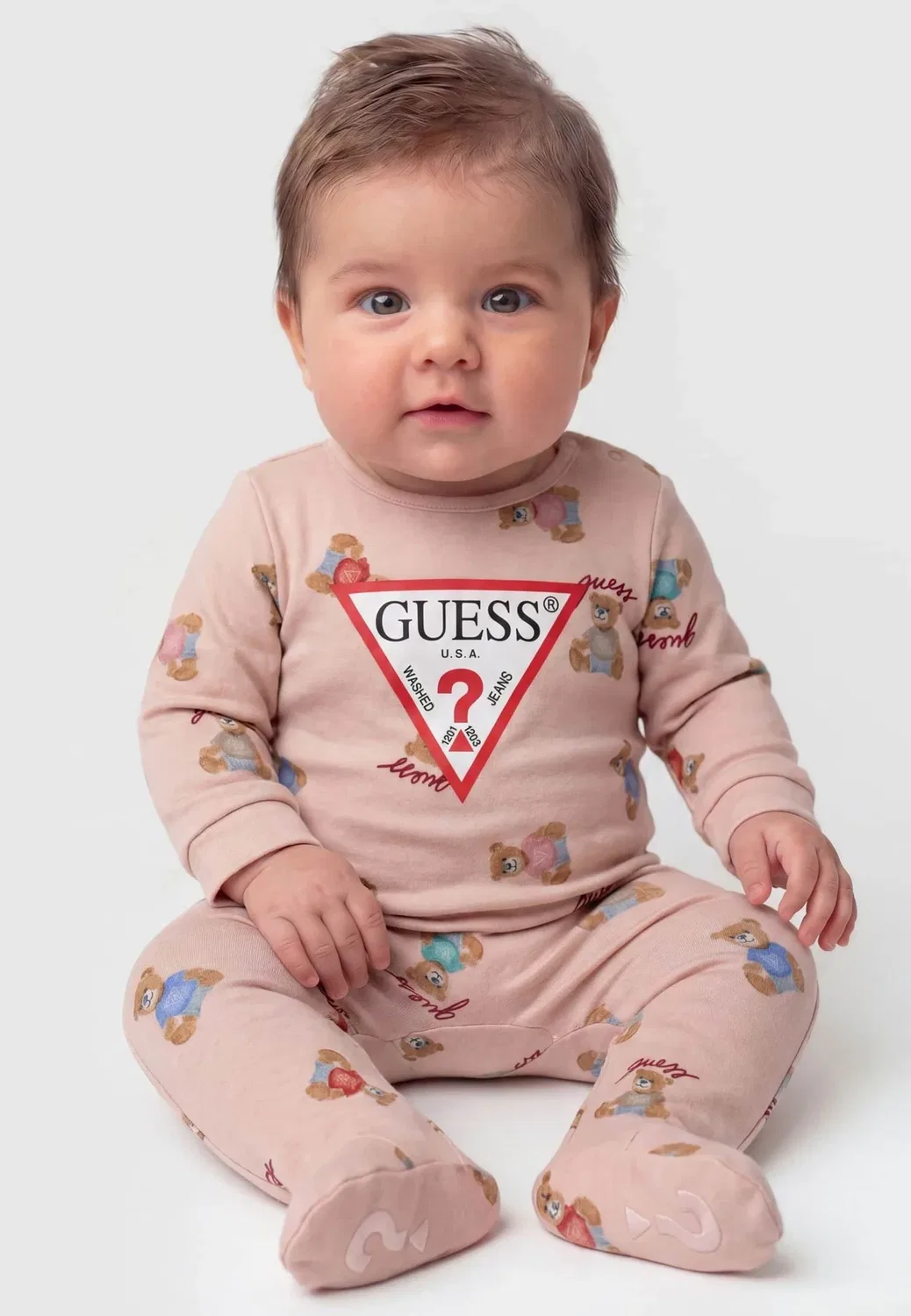 Комбинезон из трикотажа унисекс - пижама Guess, Unisex Bear Gj — фото 2