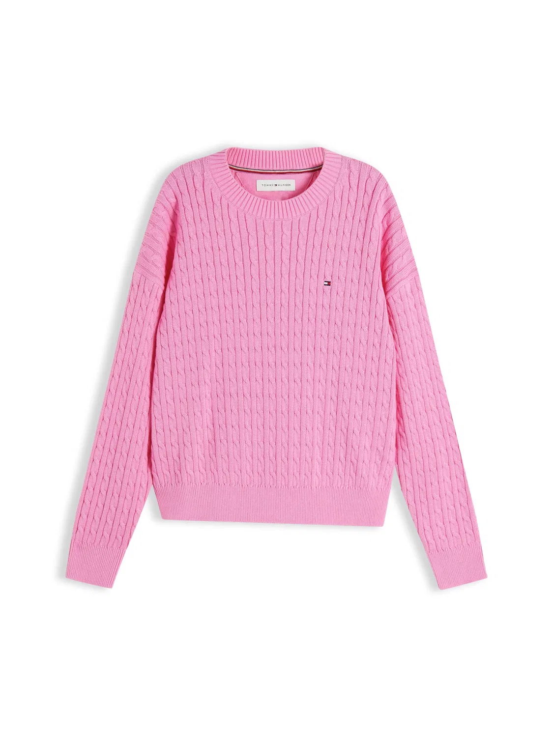 Свитер Tommy Hilfiger розового цвета