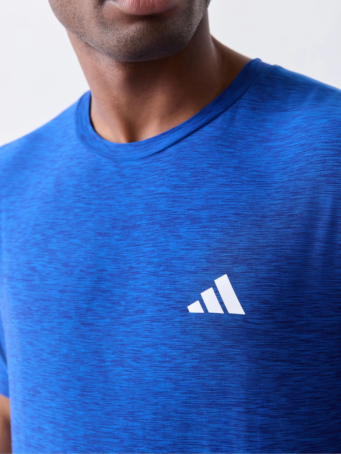 Футболка быстросохнущая Workout Essentials Flex adidas, синий — фото 4