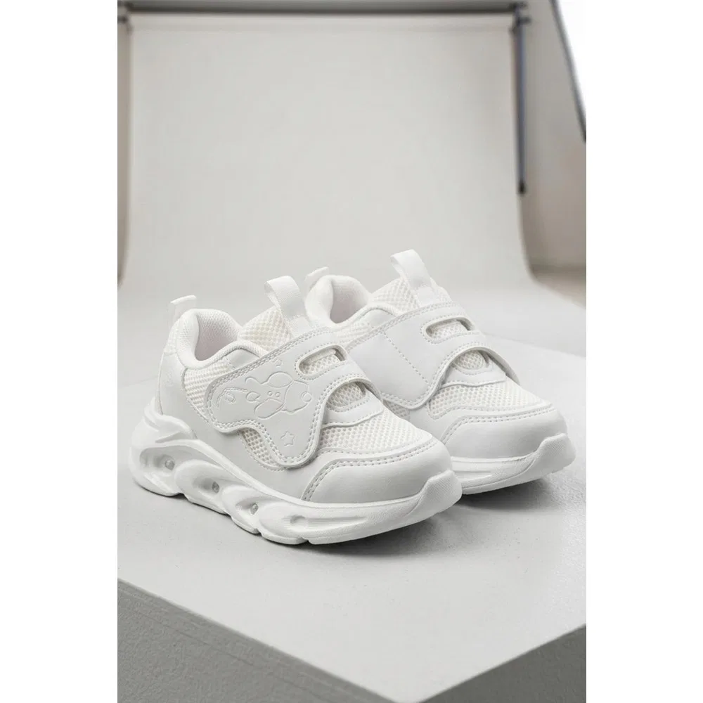 Детские легкие спортивные кроссовки со шнуровкой и подсветкой Aida Unisex Papuç Sepeti — фото 4