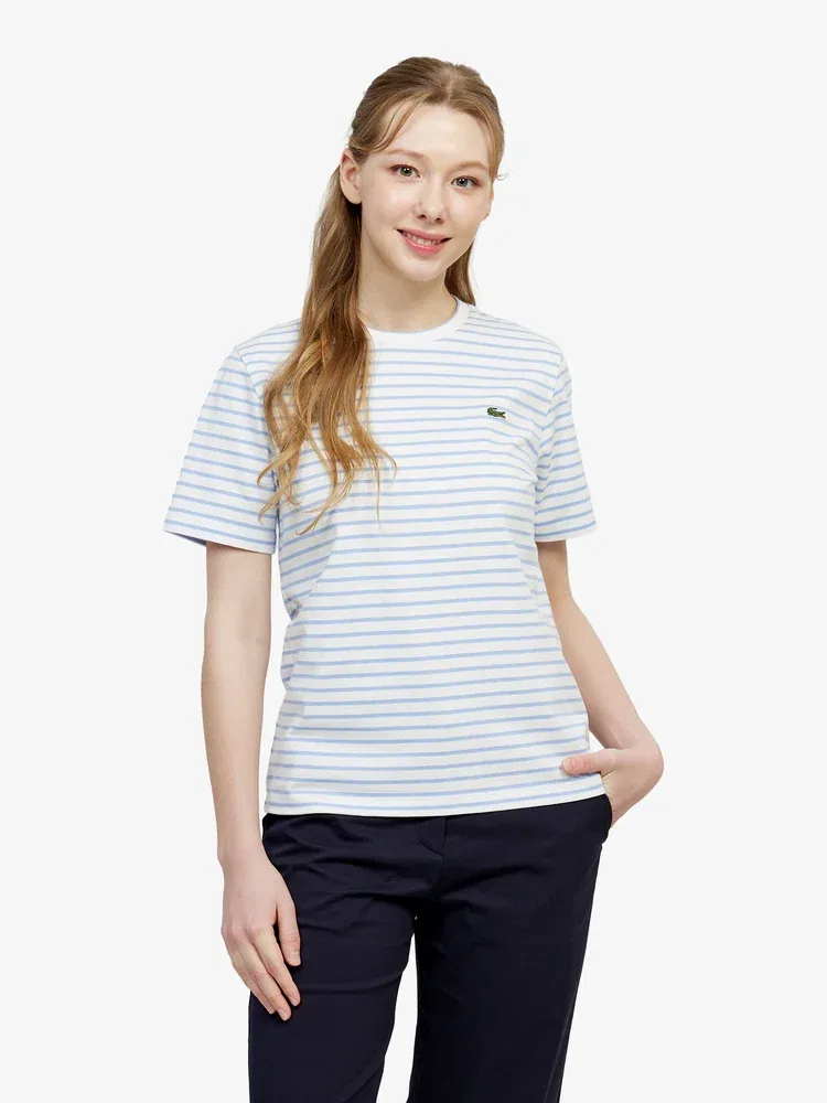 Футболка с полоской LACOSTE, Silver