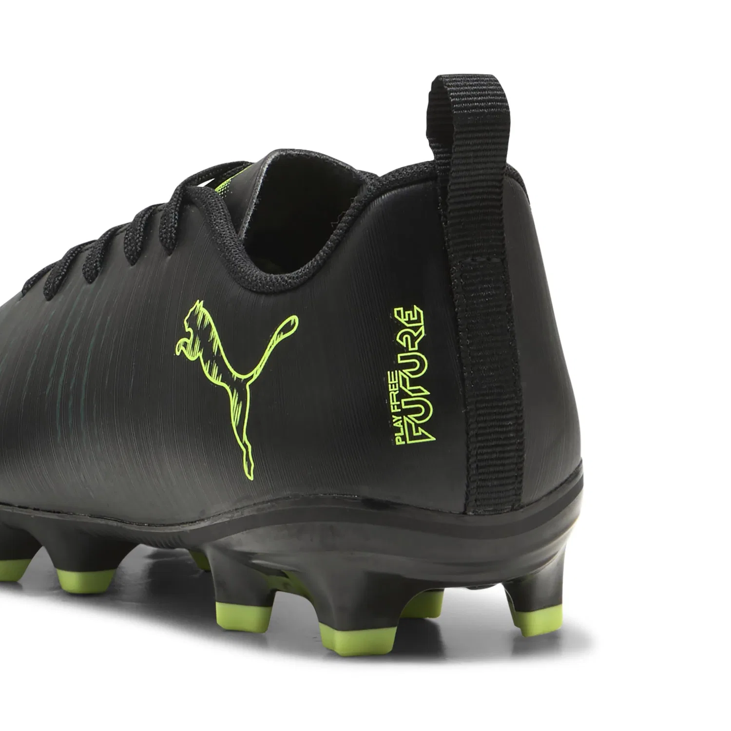 Детские бутсы футбольные для мальчиков с длинным рукавом Future 8 Play Fg/Ag Jr PUMA PUMA Nero Fizzy Verde Chiaro Terreno — фото 2