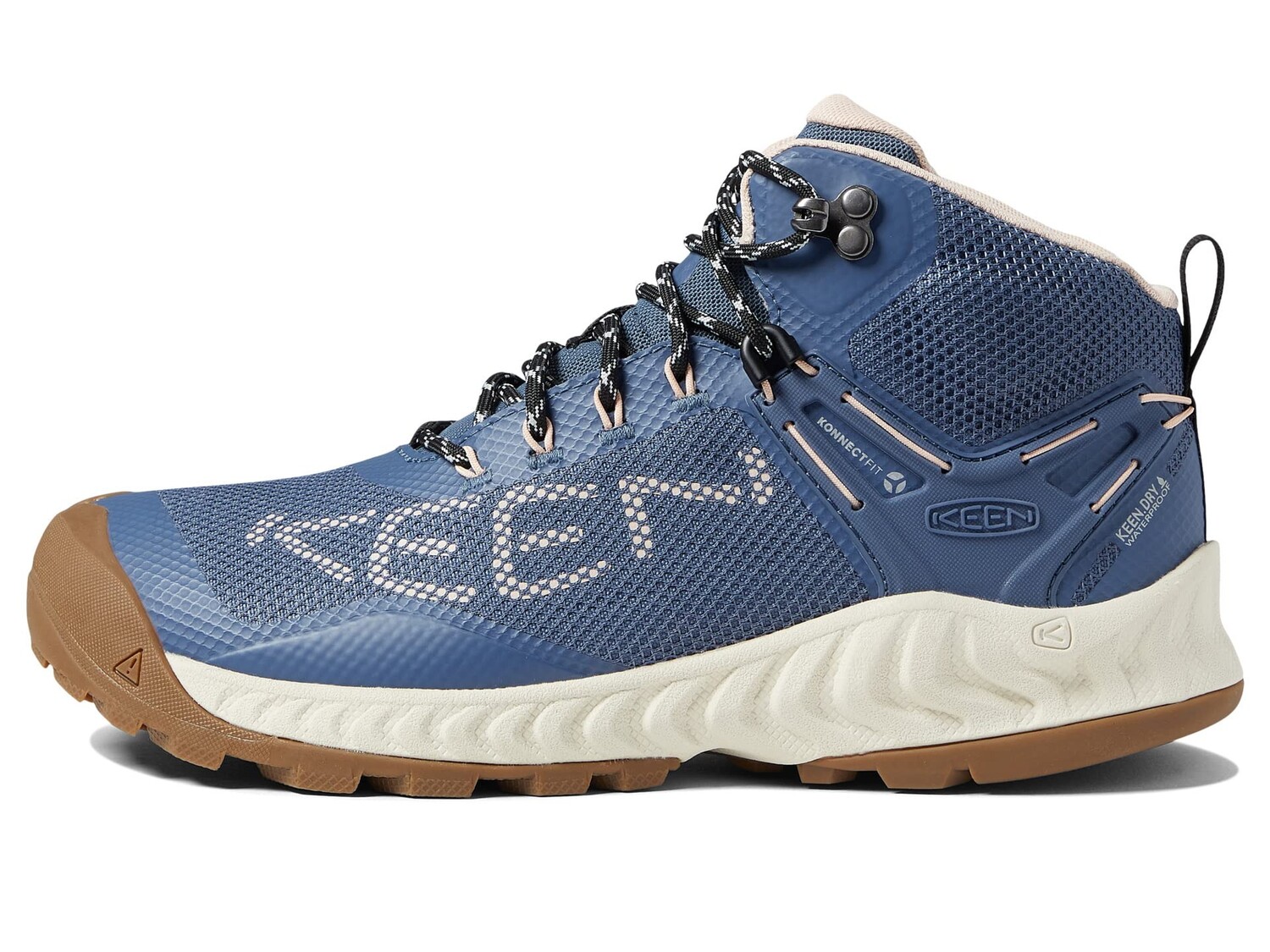 

Треккинговые кроссовки Keen Nxis Evo Mid WP, синий