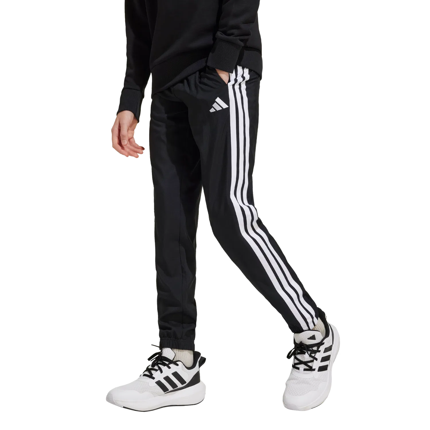 Детские спортивные штаны тренировочные Adidas, черный — фото 2