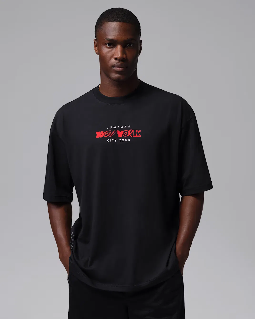 Мужская футболка оверсайз Jordan, Black