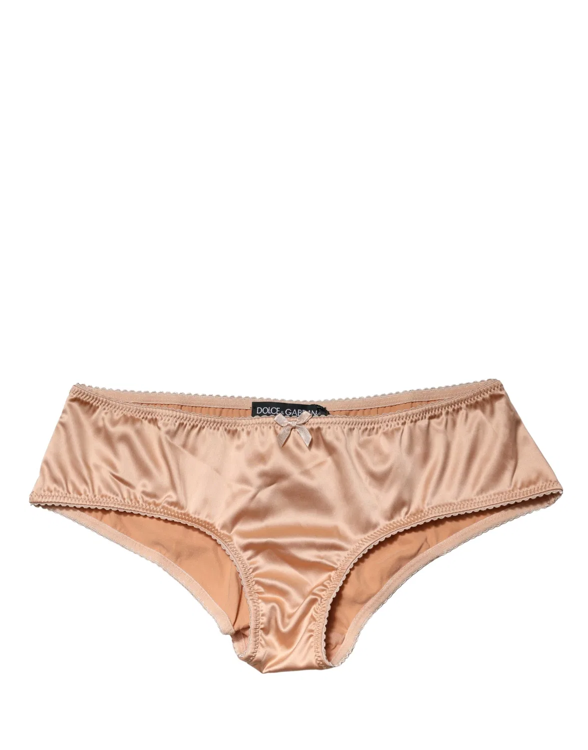Женские трусы-слипы с логотипом Brief Panty Dolce & Gabbana, Beige — фото 4