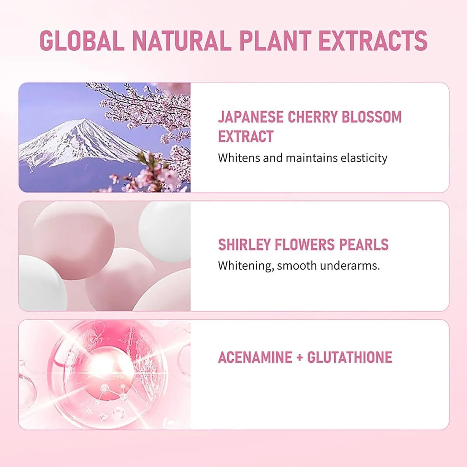 Крем для тела осветляющий Sakura Gluta Brightening Booster, Shibeikadi, 2 шт, 30 г — фото 3