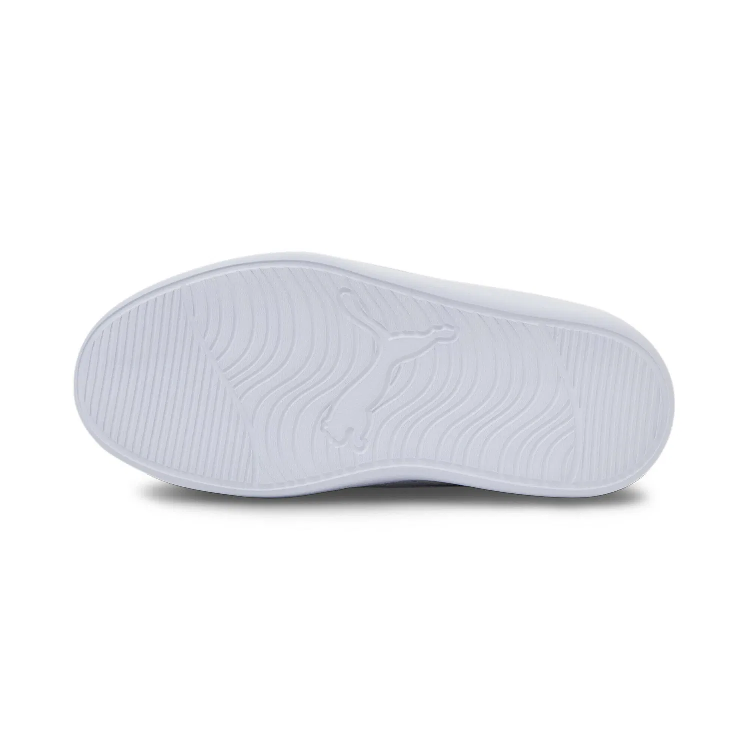 Детские кроссовки с широким входом Courtflex V2 Puma, Weiß Konigliches Lila — фото 4