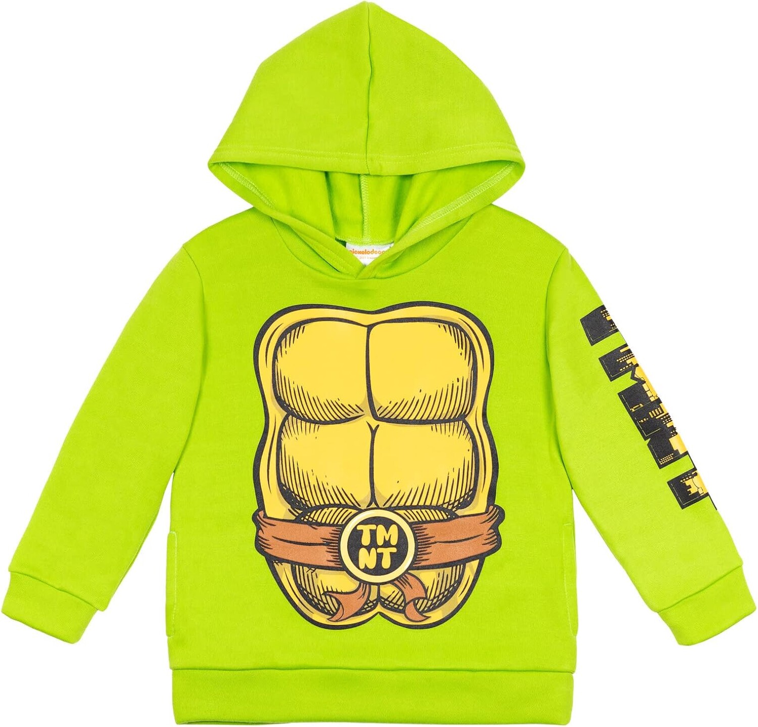 

Худи Teenage Mutant Ninja Turtles Fleece, Toddler To Big Kid Sizes (2T - 18-20), Cosplay, зеленый