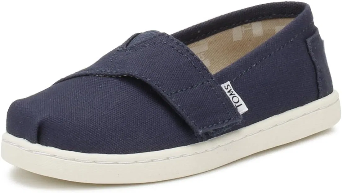 Детские мокасины-слипоны Alpargata TOMS для мальчиков, Navy
