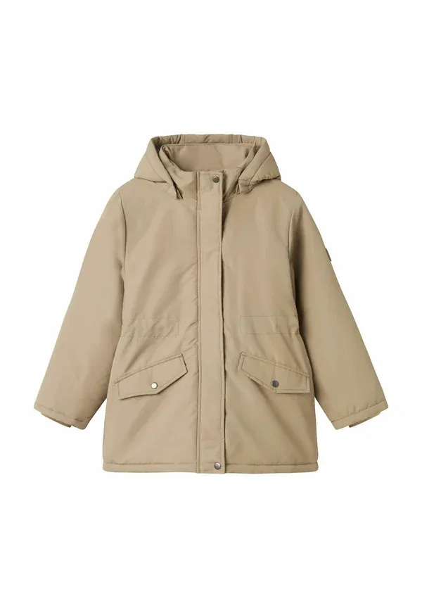 Куртка с капюшоном Parka Name It mink, серебристый