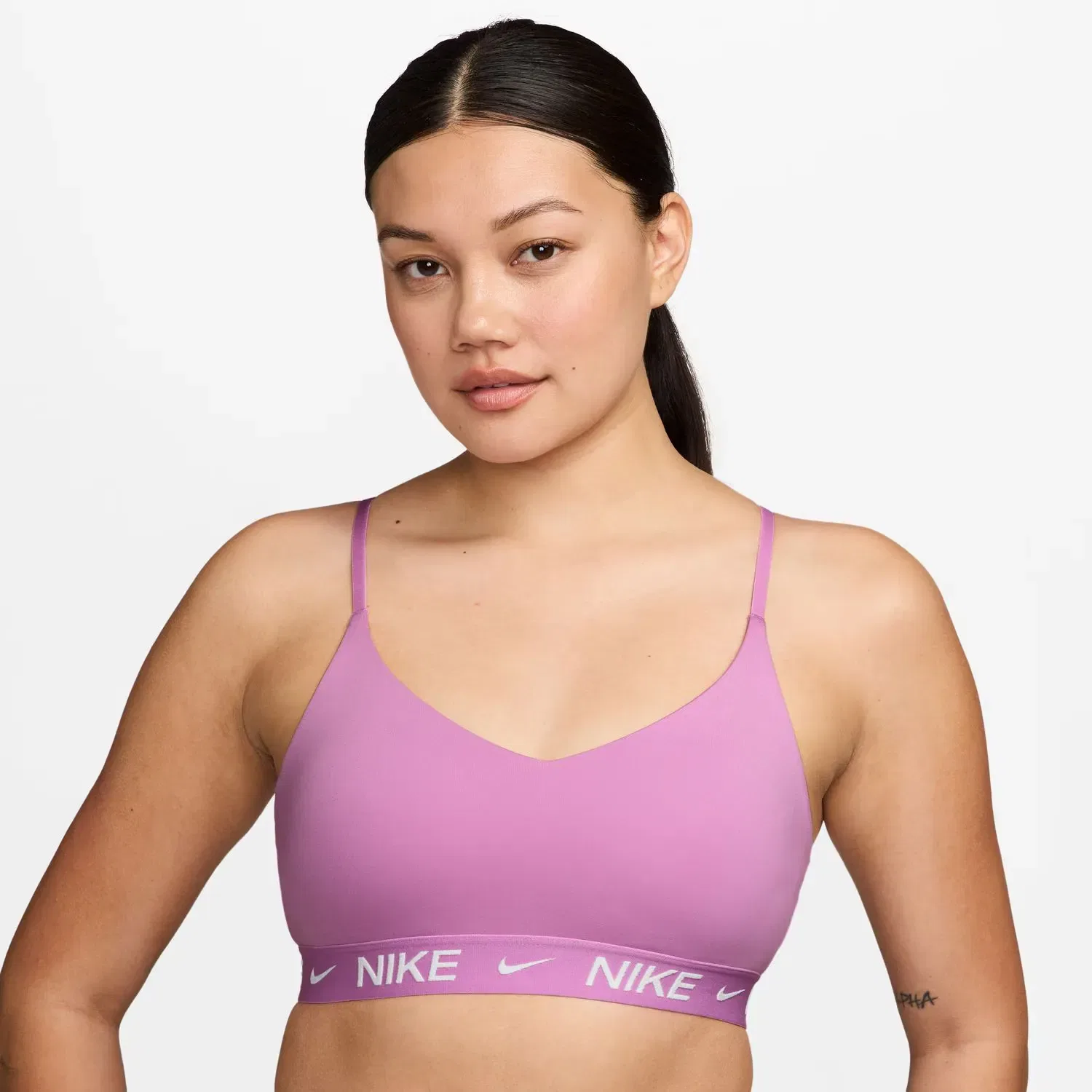 Женский топ Nike Indy Light Support Bra, Morado