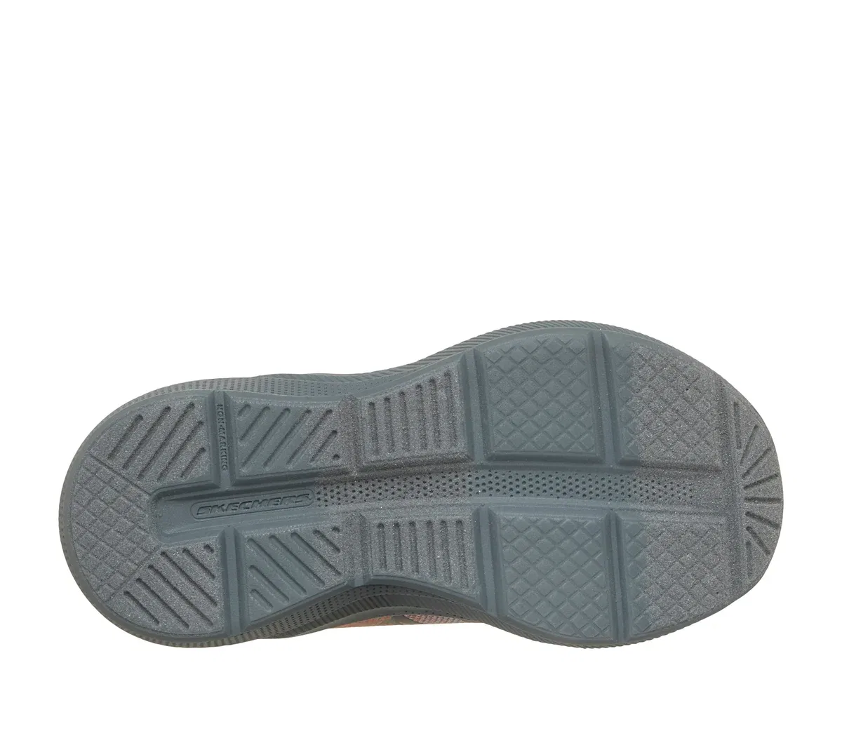 Детские слипоны Microspec Velocity - Grid-Shift Skechers, угольный/оранжевый — фото 3