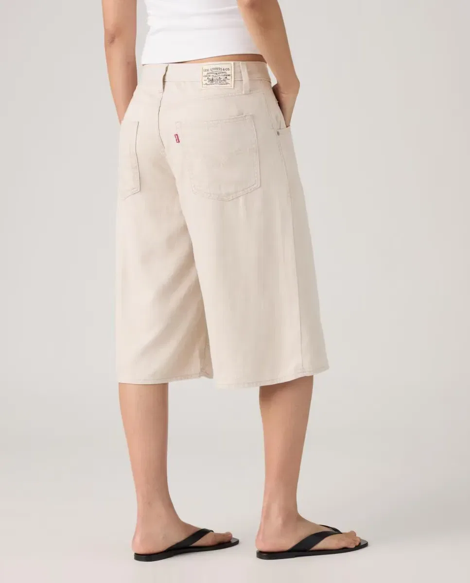 Женские шорты из льна с принтом Super Baggy Long Jort? Levi's, Rosa Claro — фото 3