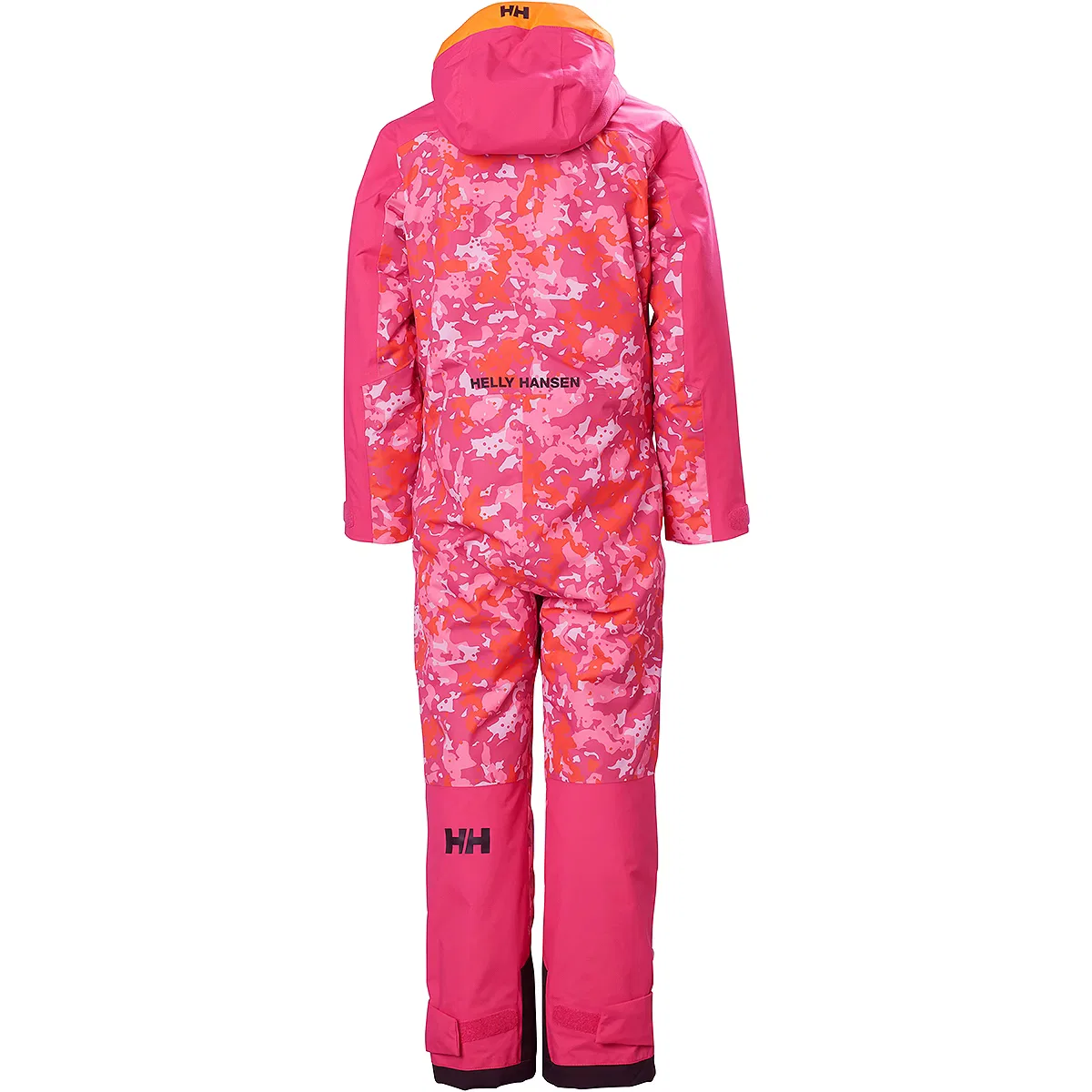 Детский комбинезон для мальчиков с принтом Jr Fly High 2.0 Skisuit Helly Hansen, Dragon Fruit Splash Camo Aop — фото 2