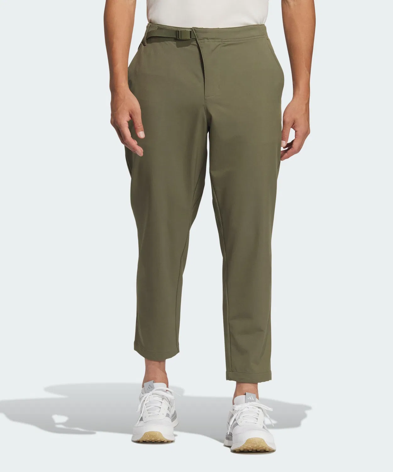 Мужские классические брюки свободного кроя с пуговицами Adidas Golf, Green