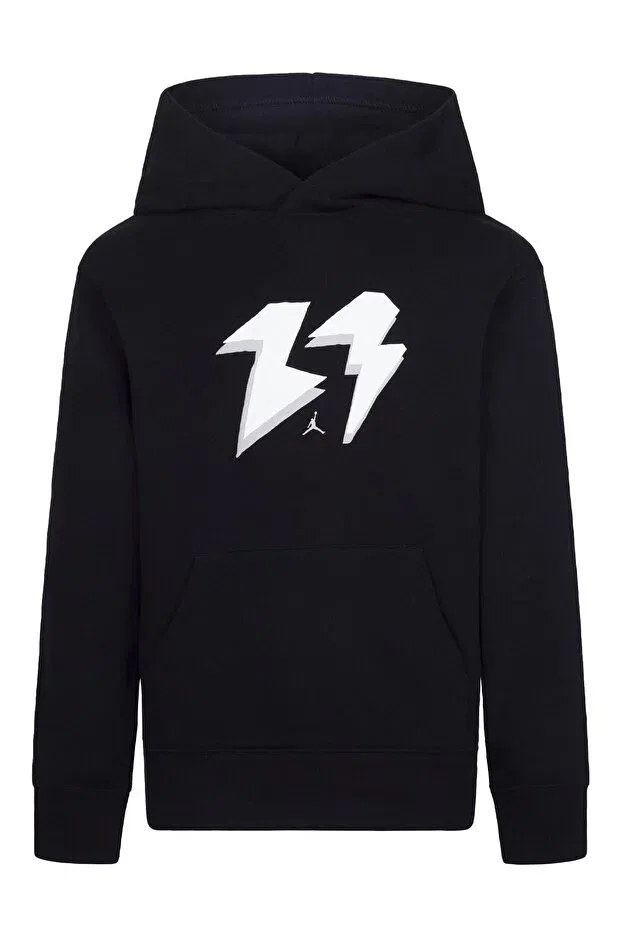 Детское худи с принтом для девочек Nike, Black