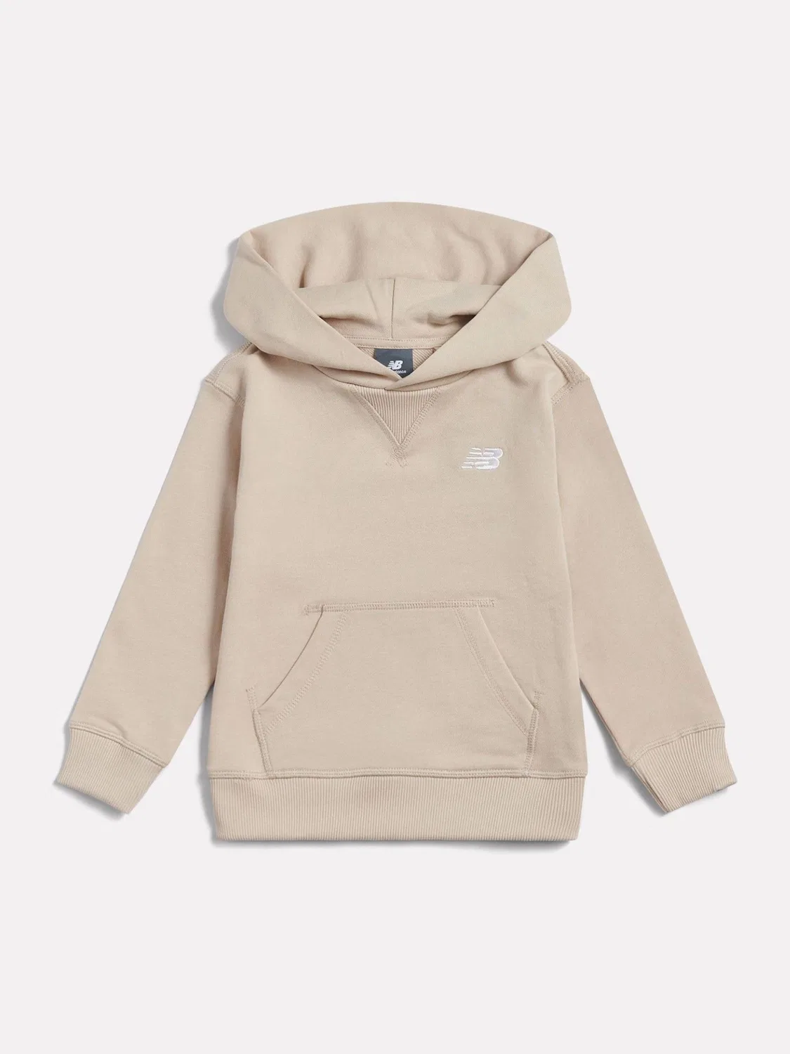 Худи New Balance Natural Small Logo, натуральный