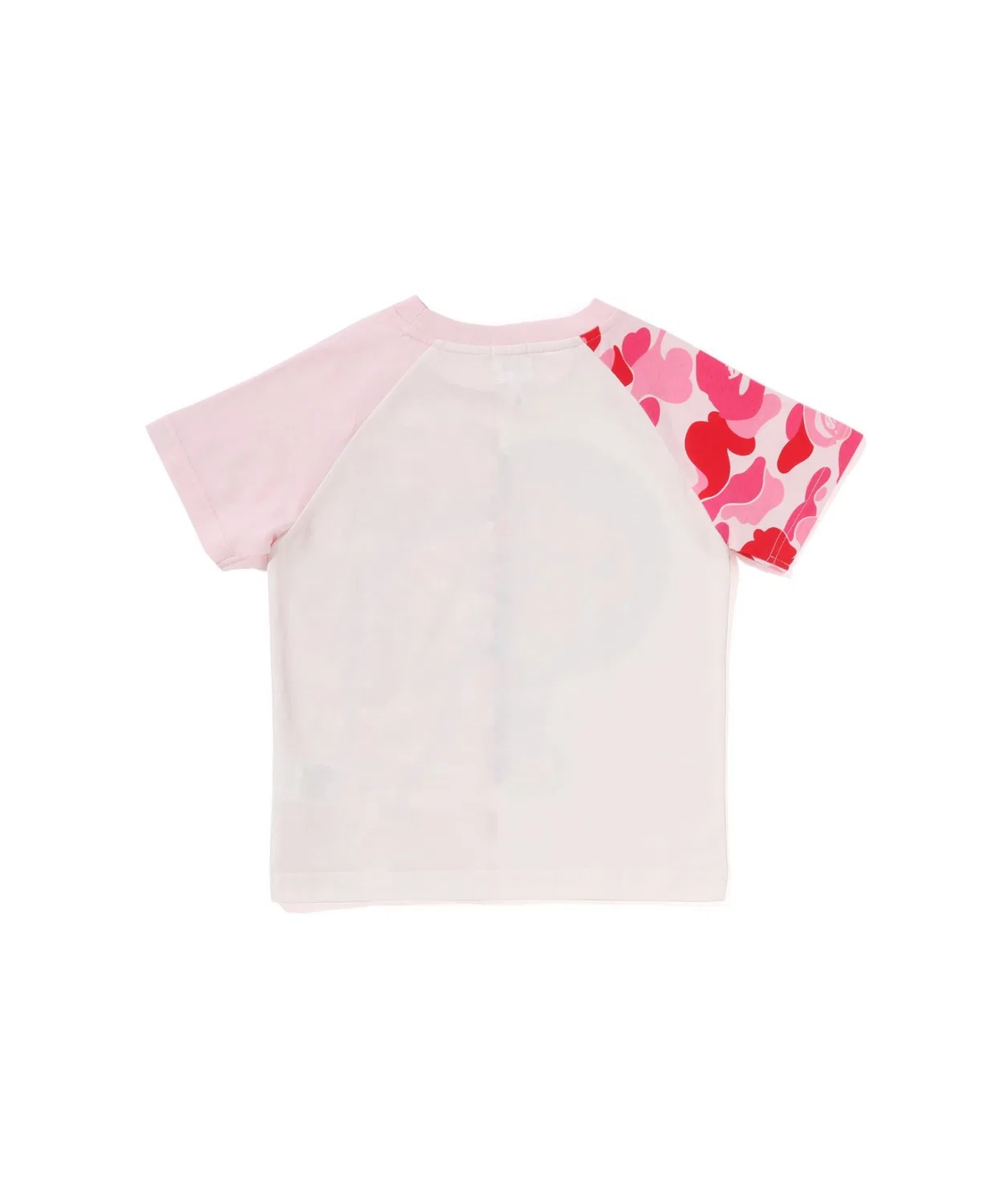 Детская футболка с коротким рукавом с принтом ABC CAMO SHARK MILO TEE A BATHING APE, Зеленая — фото 4