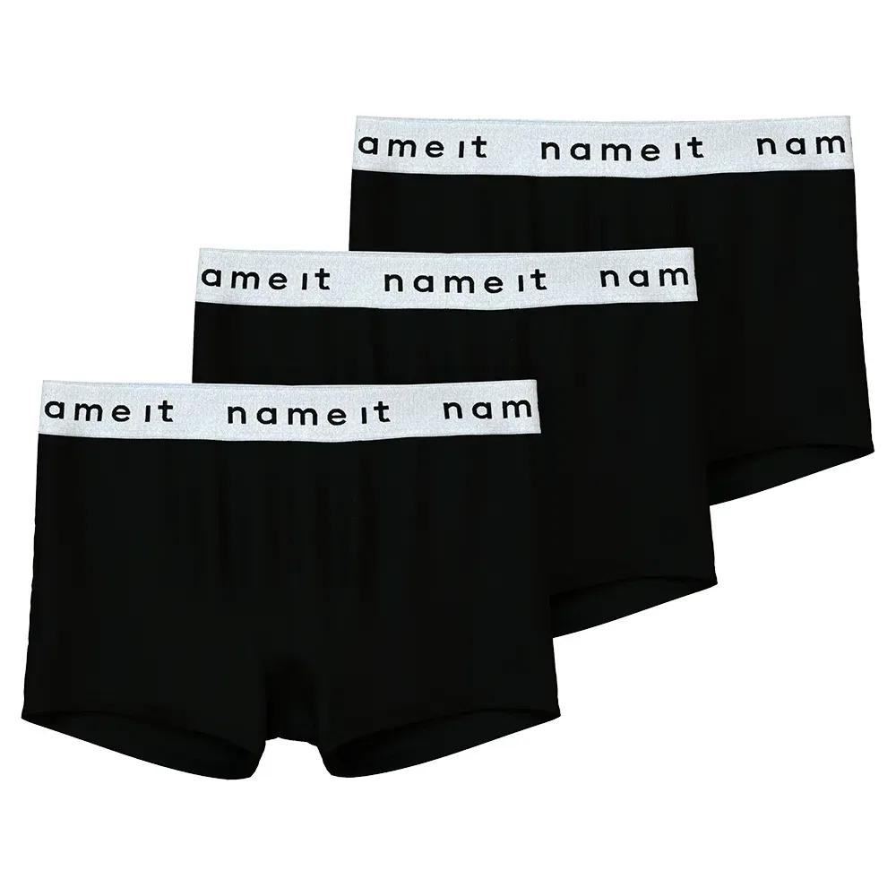 Боксеры комплект 3 шт Name It, черный