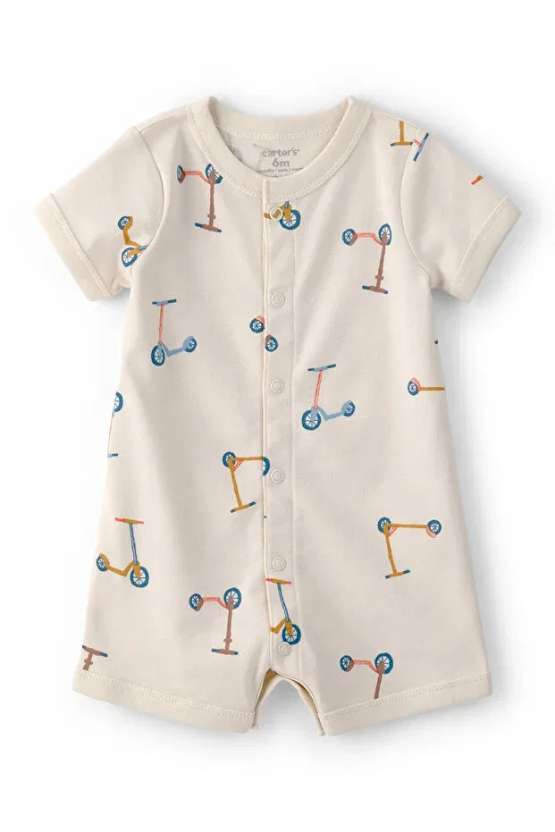 Детский комбинезон для мальчиков с коротким рукавом Carter'S, Beige