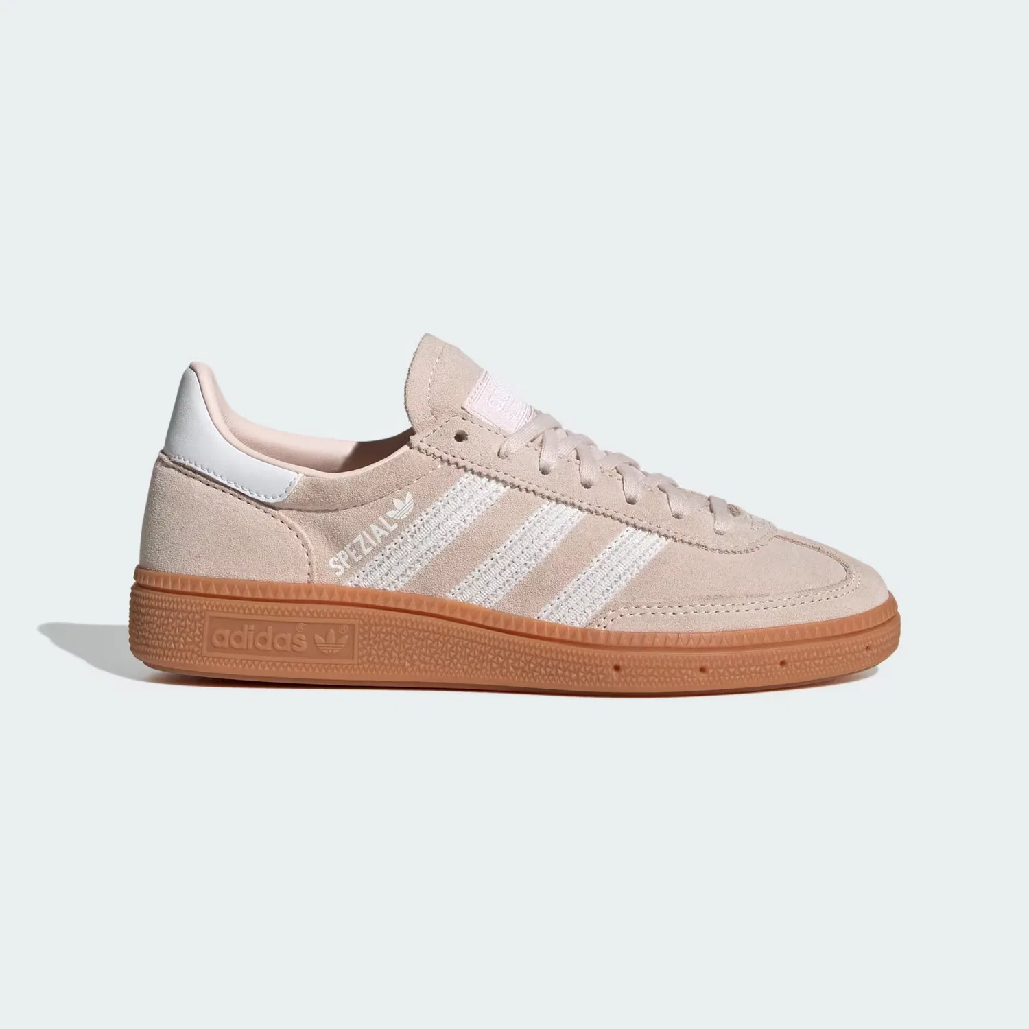 Детские кроссовки из замши Handball Spezial Adidas Originals, цвет wonder quartz/cloud white/gum