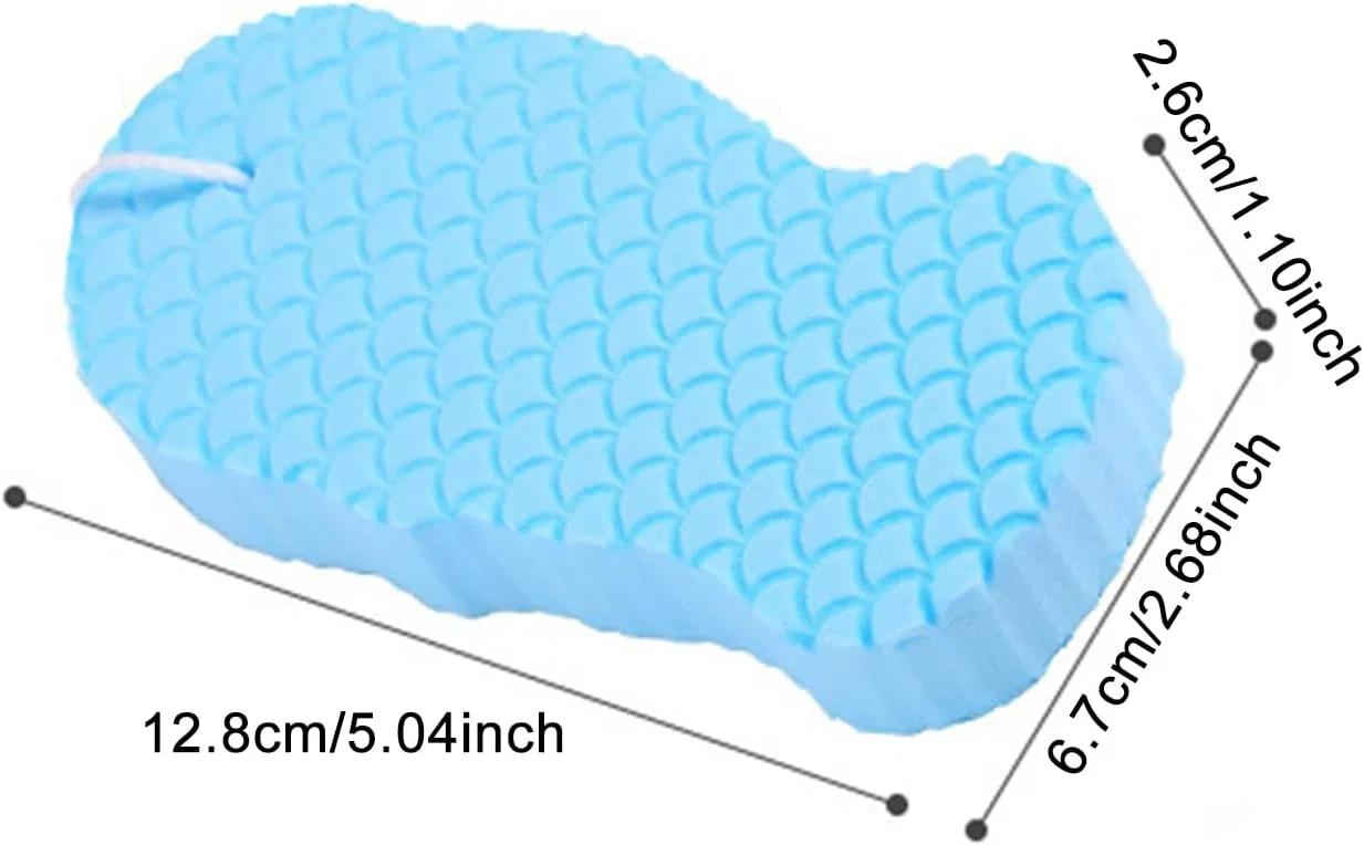 Скребок для тела 3D Ultra Soft, Hiborth, 1 шт, 12.8x2.8x6.8 см, C — фото 3