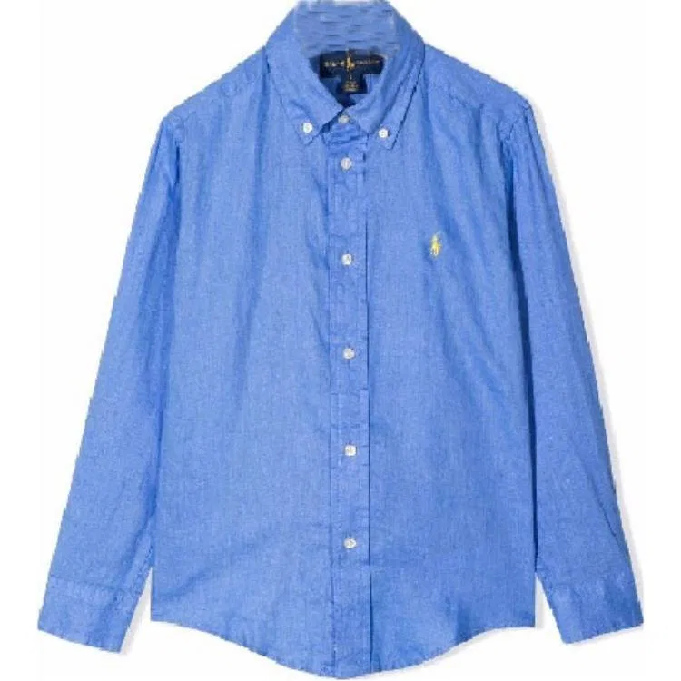 Детская рубашка поло с коротким рукавом Polo Ralph Lauren, Blue