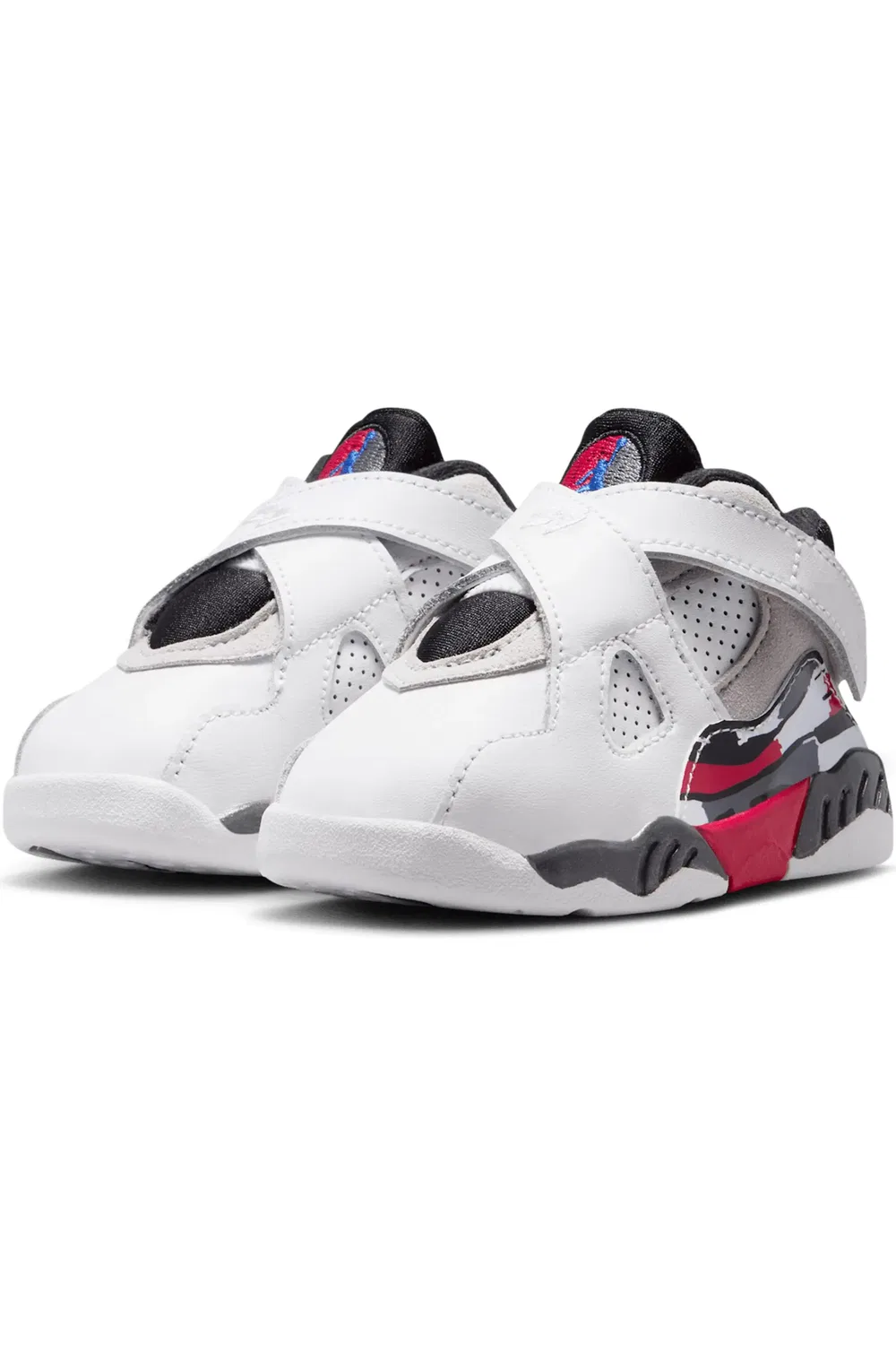 Кроссовки детские ретро Jordan 8 Retro, белый/черный