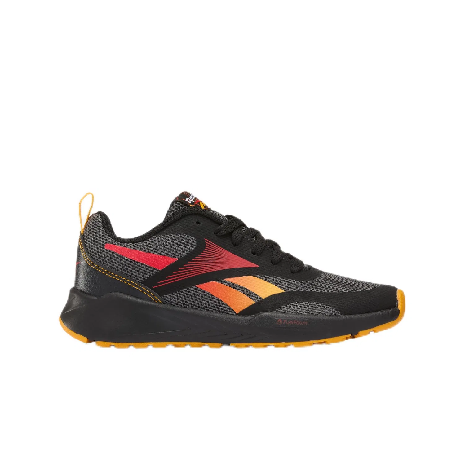 Детские кроссовки для мальчиков с шнуровкой Energen Run Reebok, Black Grey5 Sportred