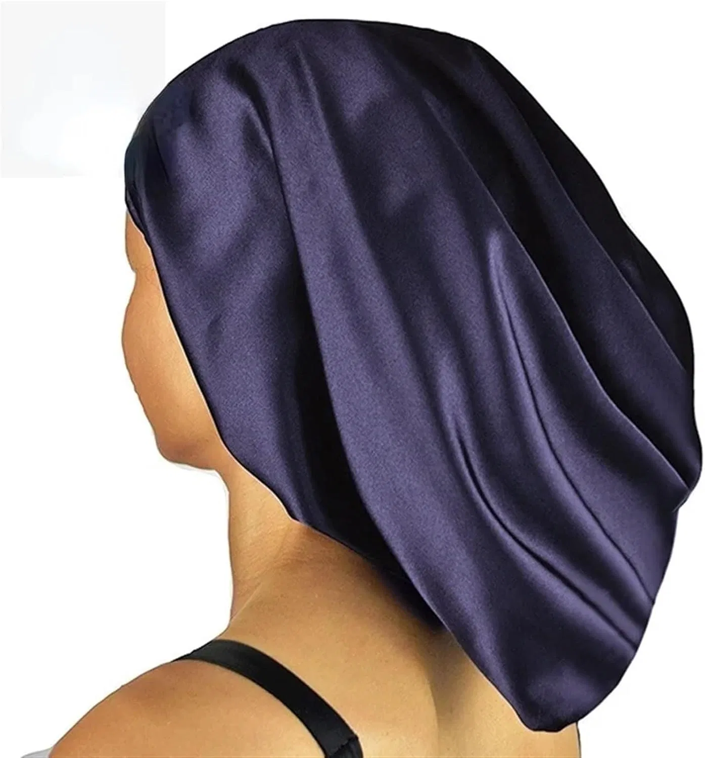Шелковый чепчик для сна, DYYEUAVT, 100% Mulberry Silk, 19 Momme, 52 см, Champagner — фото 3