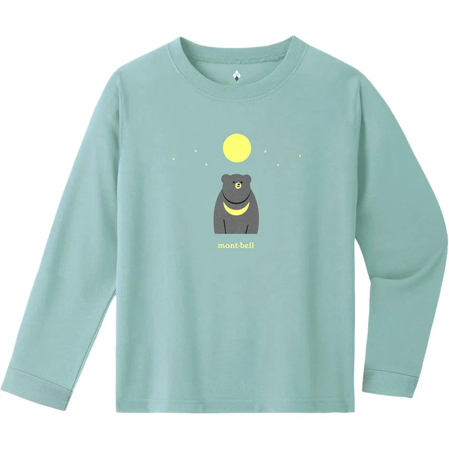Детская быстросохнущая футболка Light Blue MONTBELL