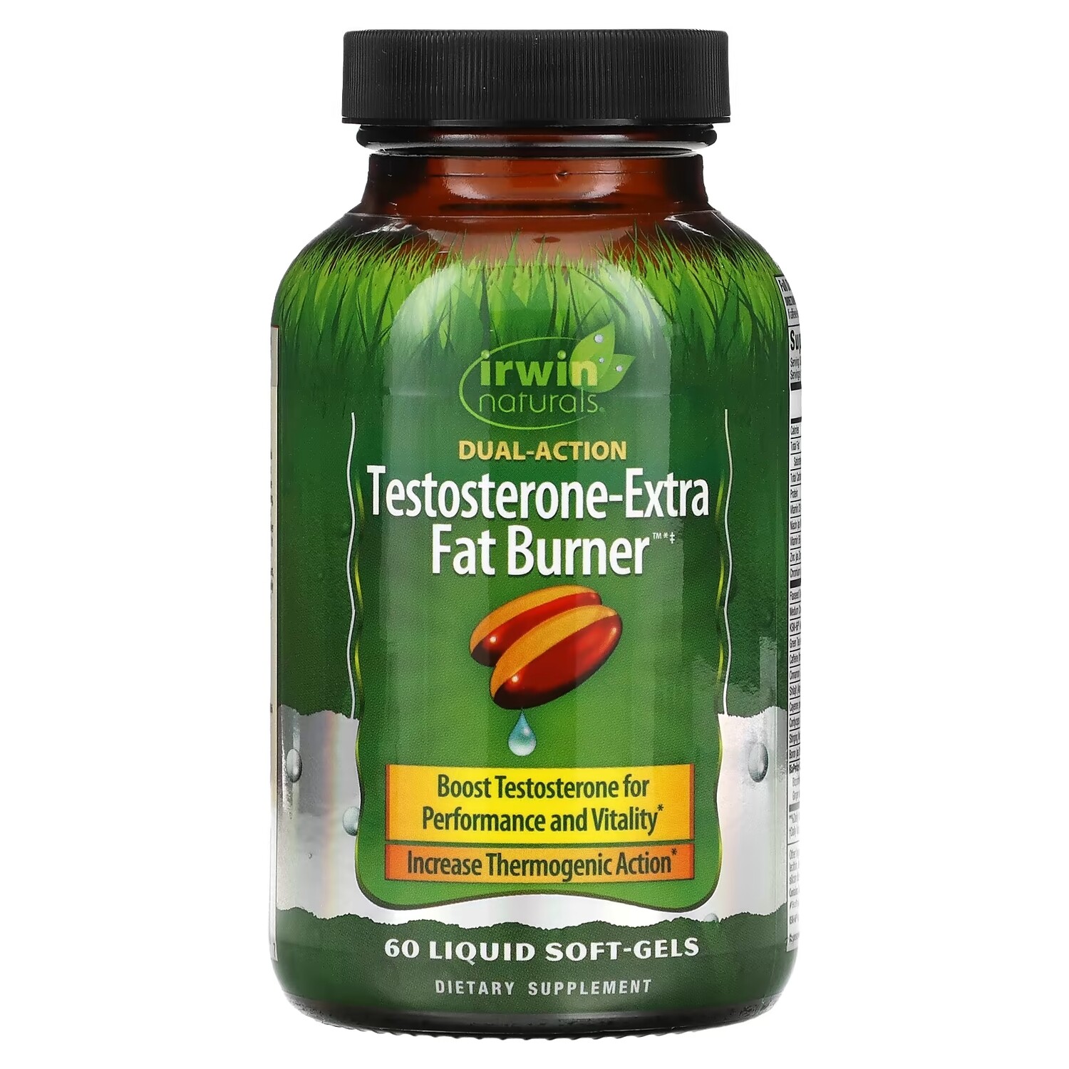 

Irwin Naturals Testosterone-Extra Fat Burner, 60 мягких таблеток