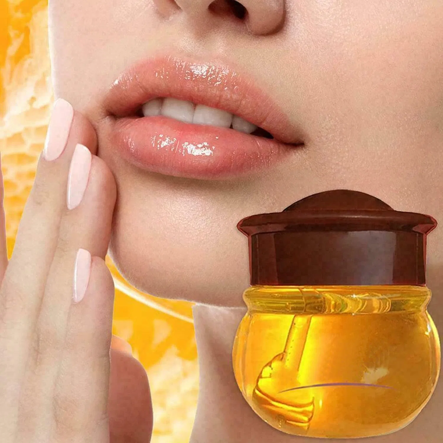 Бальзам для губ Honey Pot Honey Lip Mask, увлажняющий с прополисом, Nihexo, 2 шт, 10 г — фото 2