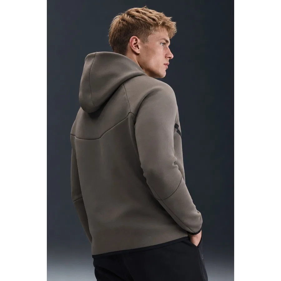 Свитшот капюшоном Tech Fleece Full Zip Windrunner Hoodie Nike, Коричневый — фото 2
