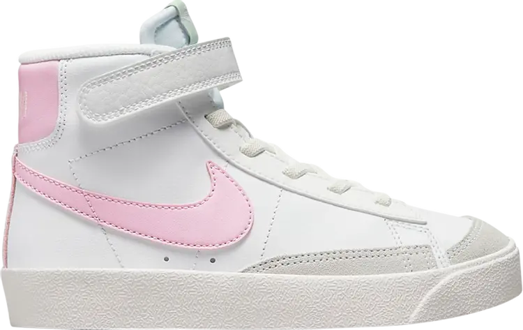 

Кроссовки Nike Blazer Mid '77 PS 'White Pink Foam', белый