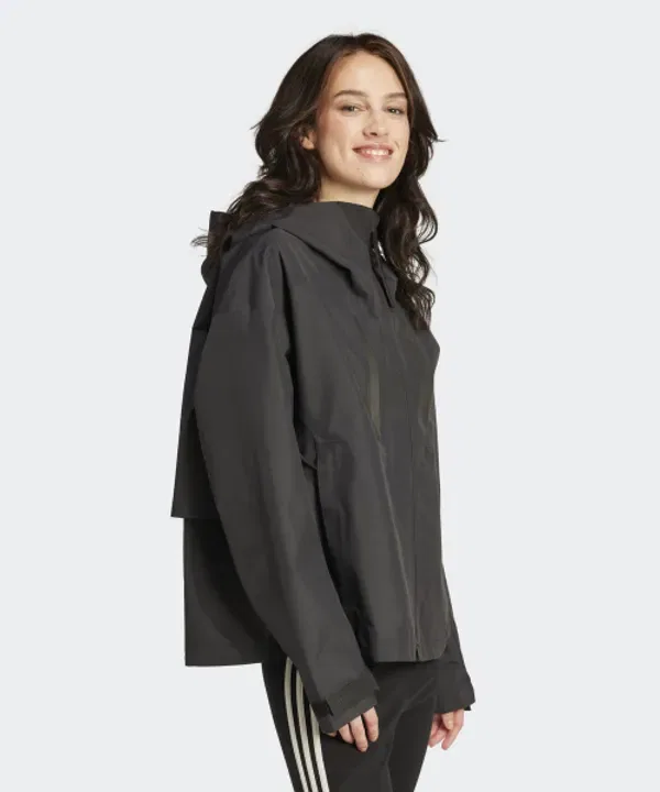 Куртка-дождевик из нейлона, RainReady Adidas, черный — фото 3