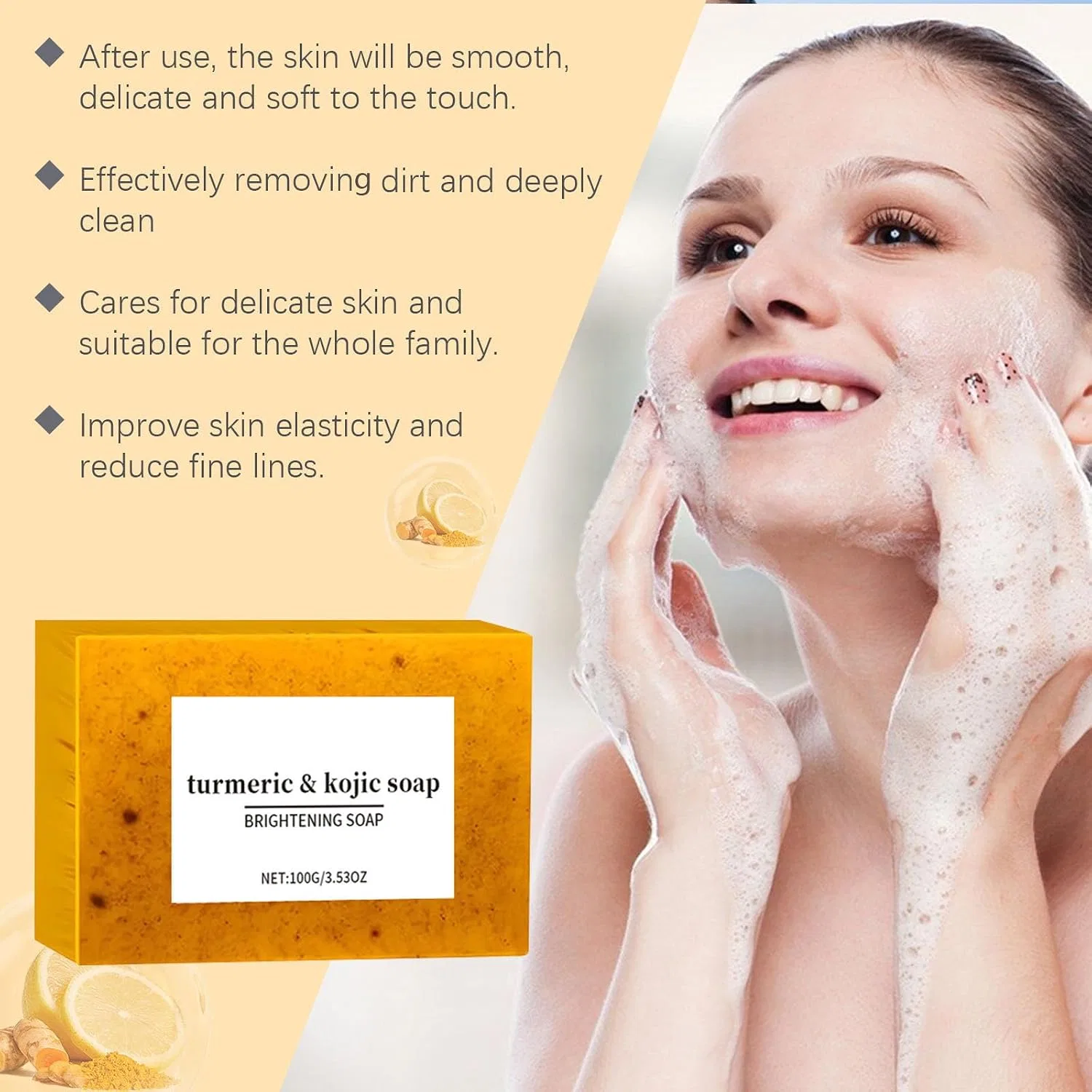 Мыло Brightening Koji Soap, 3 шт, 100 г, homomdy — фото 2