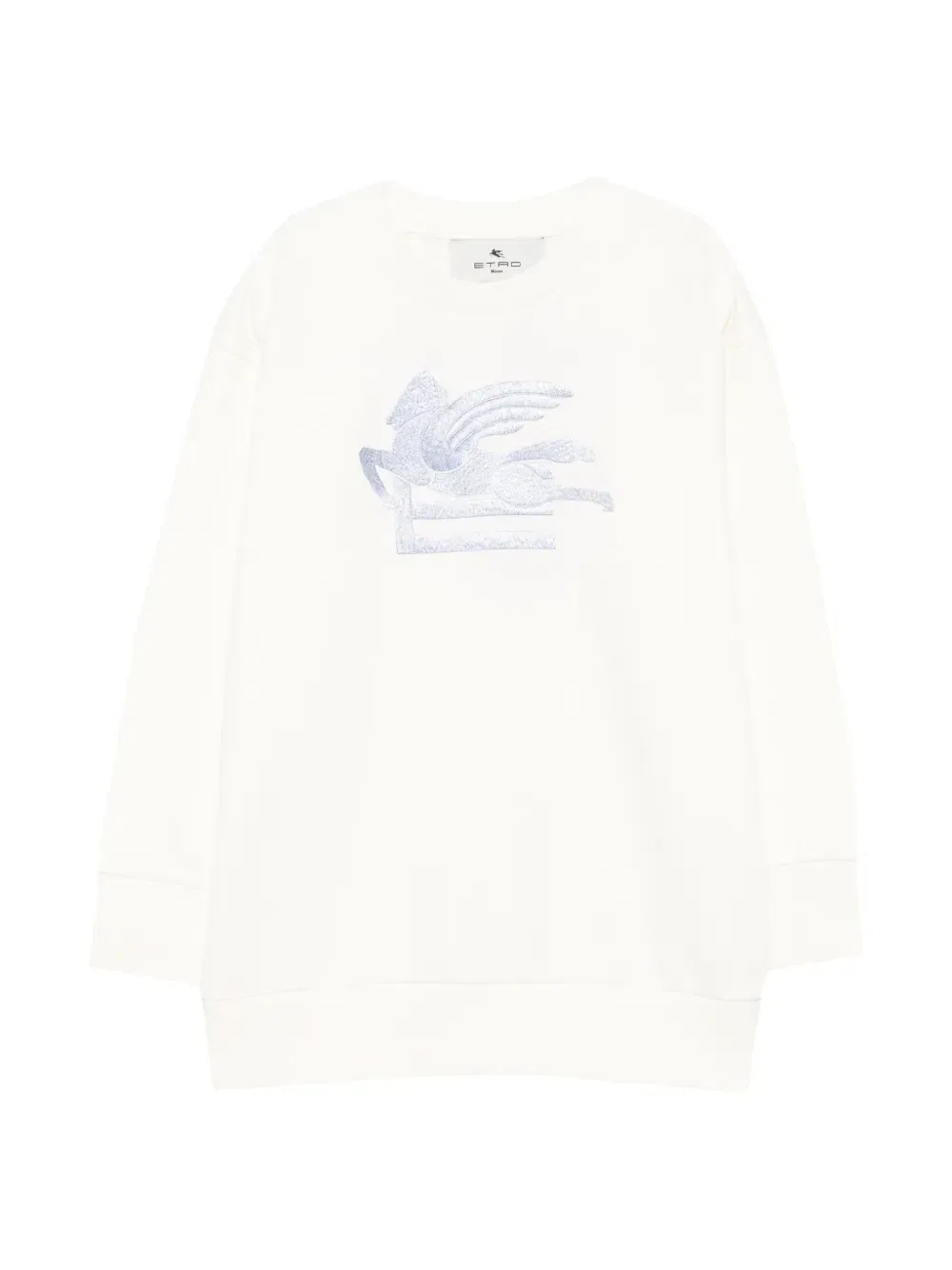 Свитшот с вышивкой Пегаса Etro Kids, бежевый